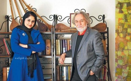 عکس سحر محمدی در کنار استاد مجید درخشانی