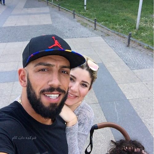 عکس اشکان دژاگه و همسرش