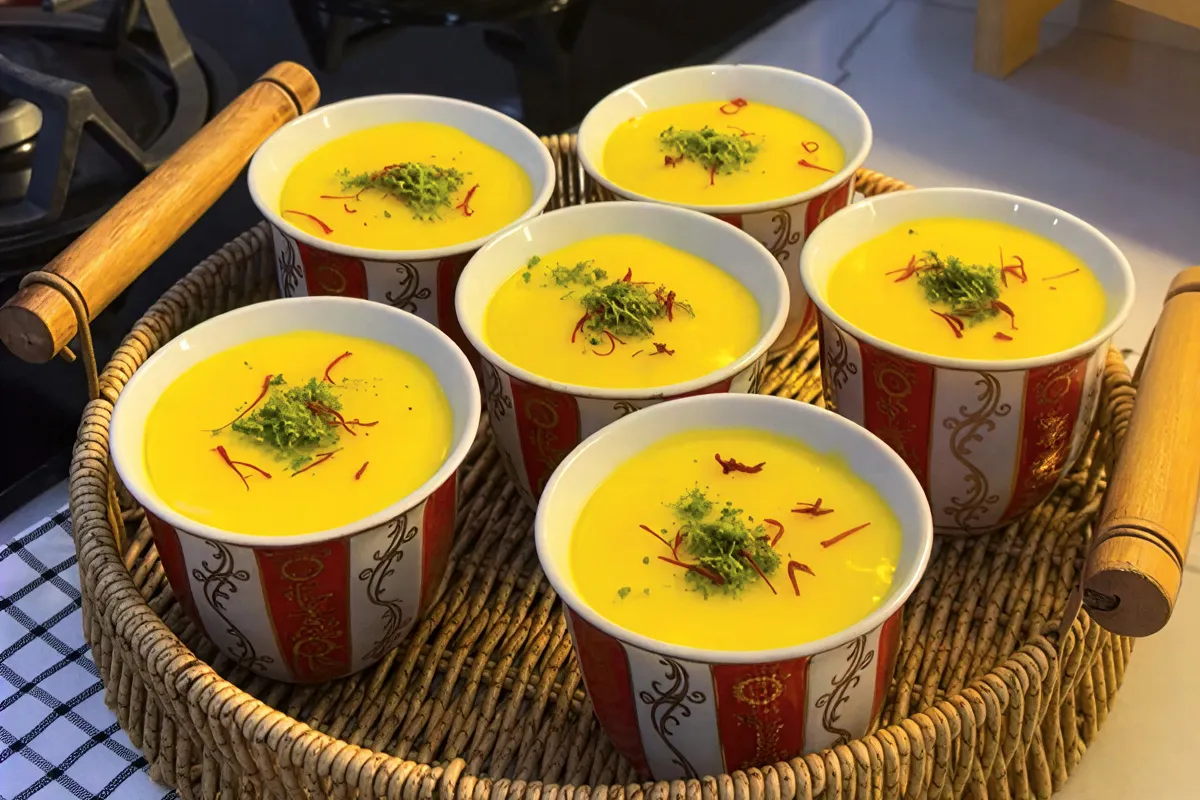 طرز تهیه دسر کاسترد (فوری) پایه ثابت سفره افطار