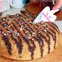 طرز تهیه کیک نارگیلی بدون فر با فیلم مرحله به مرحله