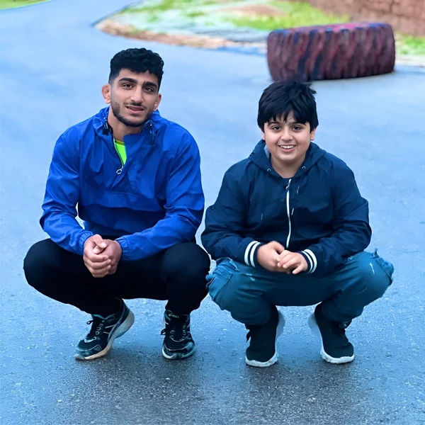 عکس دانیال سهرابی و برادرش
