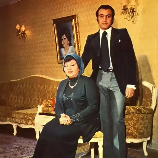 هایده خواننده و همسرش منوچهر خانلری