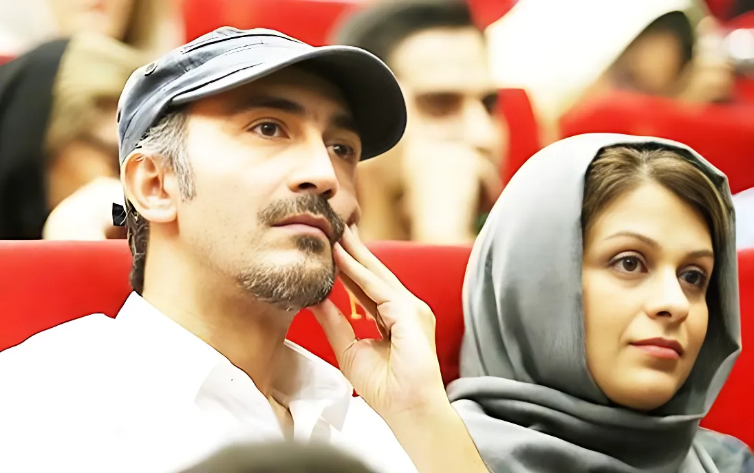 عکس هادی حجازی فر و همسرش