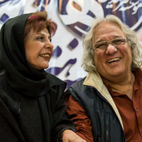 جمشید جهانزاده و همسرش فرزانه نشاط خواه