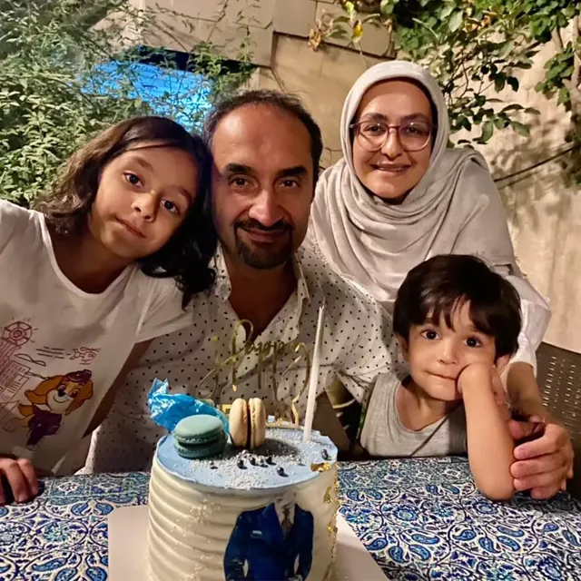 عکس خانوادگی نیما کرمی
