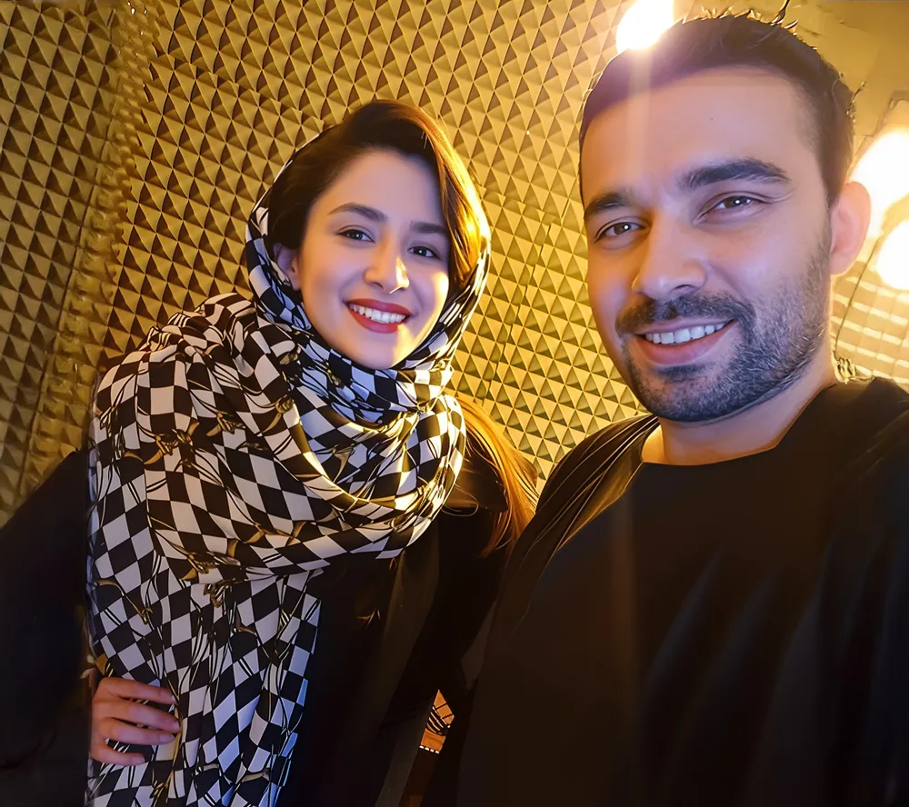 هومن خیاط و همکارش مینا کشاورزی