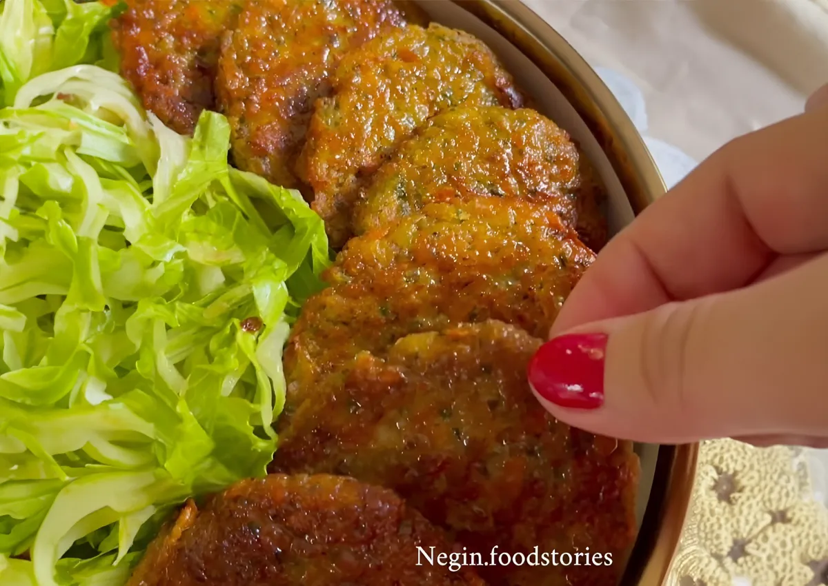 طرز تهیه کتلت عدس قرمز (دال عدس) خوشمزه + فیلم