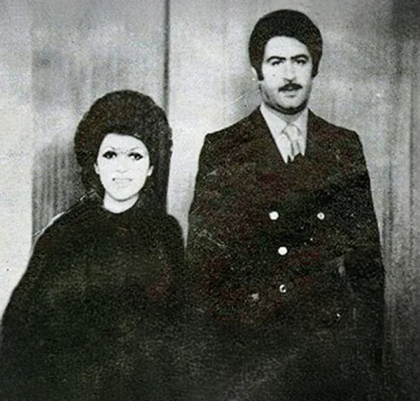 مهستی و همسرش بهرام سنندجی