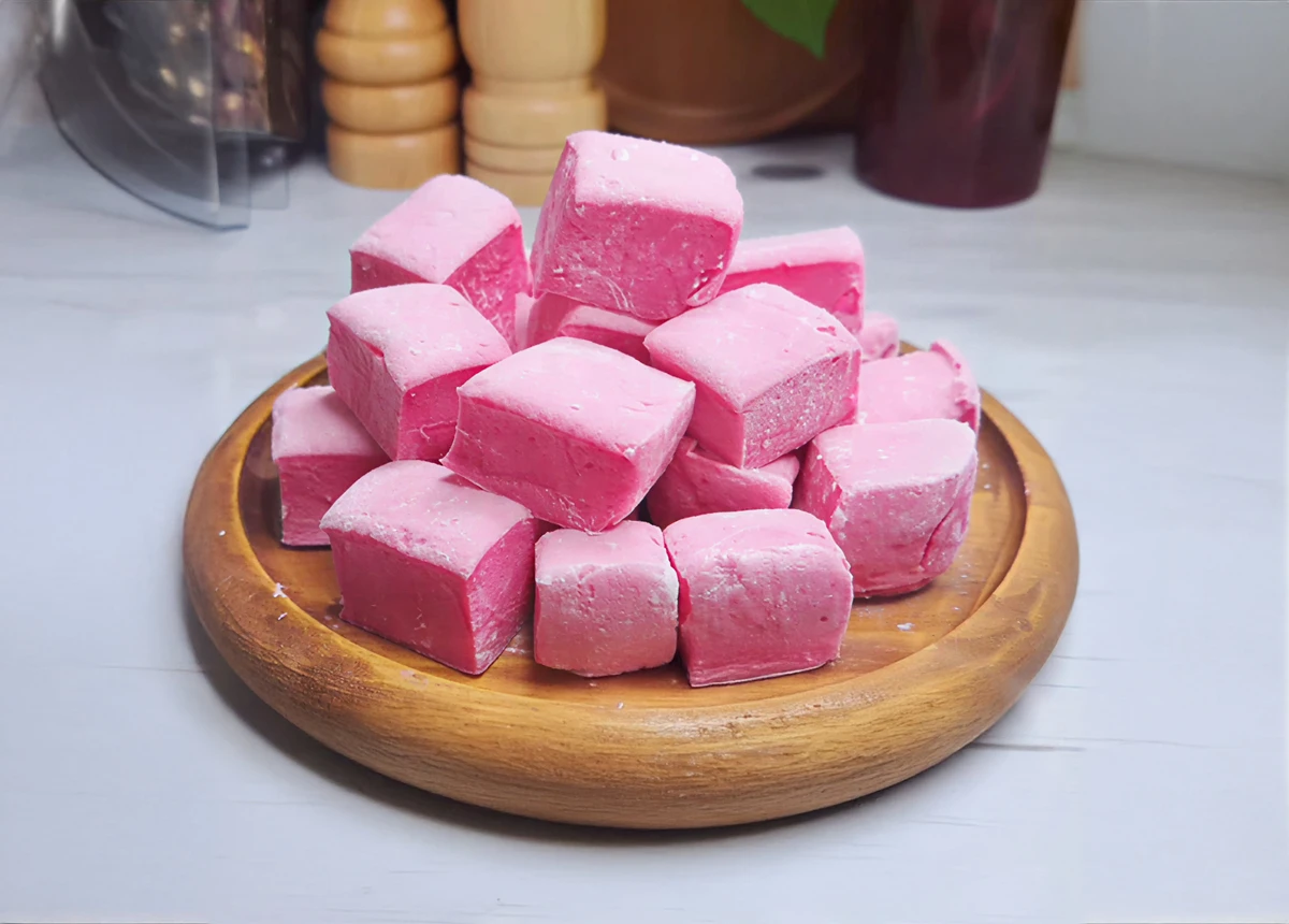 طرز تهیه مارشمالو با ژله (ویژه شب یلدا) فقط با ۲ قلم مواد