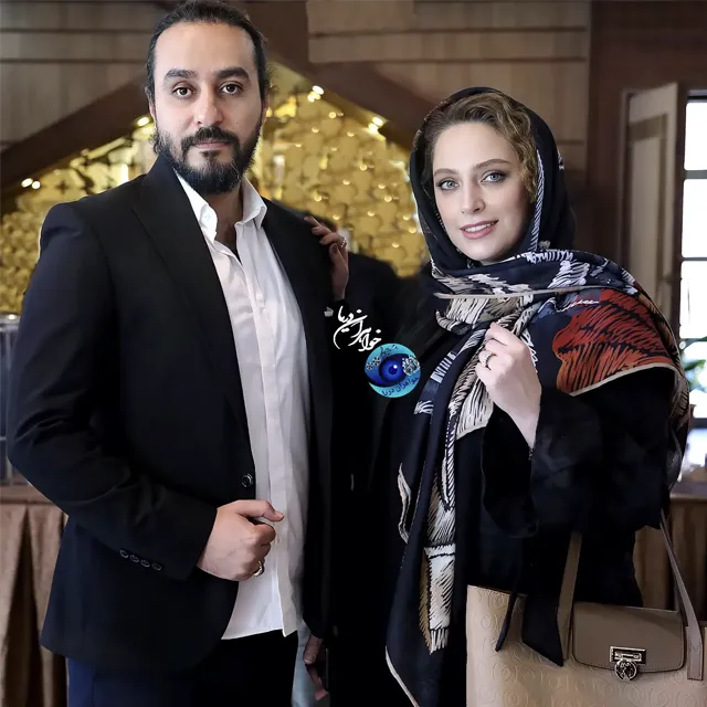 نگین معتضدی و همسرش امین امانی