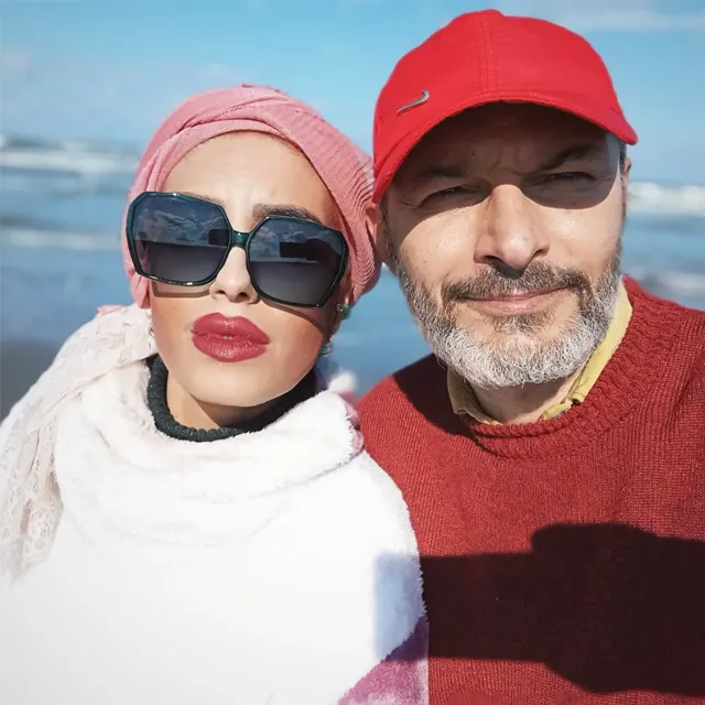 عکس رامین پرچمی و همسرش کمند