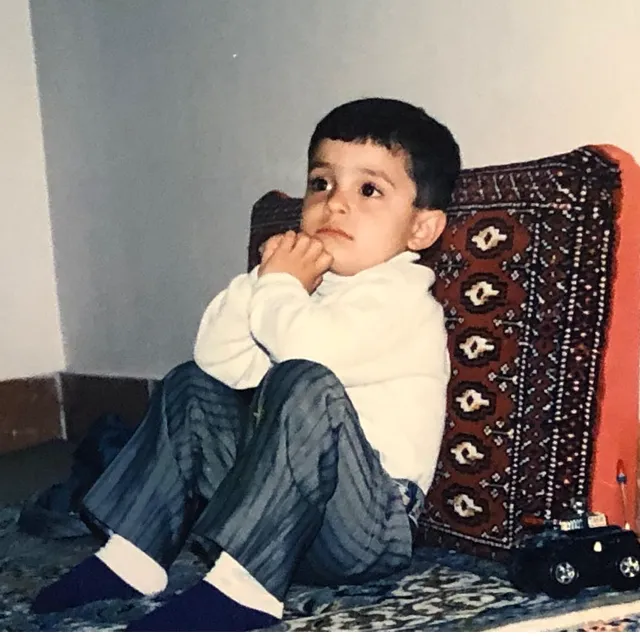 عکس کودکی علی شادمان