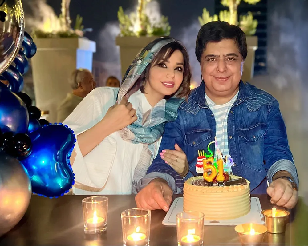 عکس رضا شفیعی جم و خواهرش