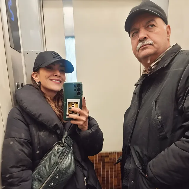 ایرج طهماسب و دخترش یاسمن