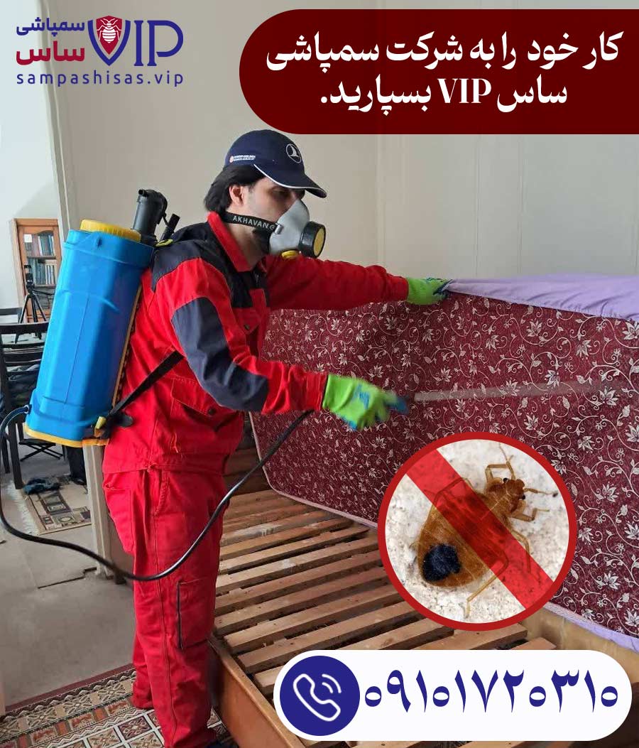 شرکت سمپاشی ساس vip سمپاشی تضمینی ساس
