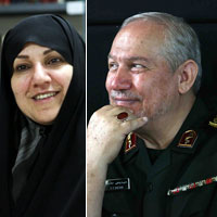 عکس همسر سردار رحیم صفوی