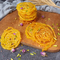 طرز تهیه زولبیا بازاری و شربت بار با فیلم مراحل